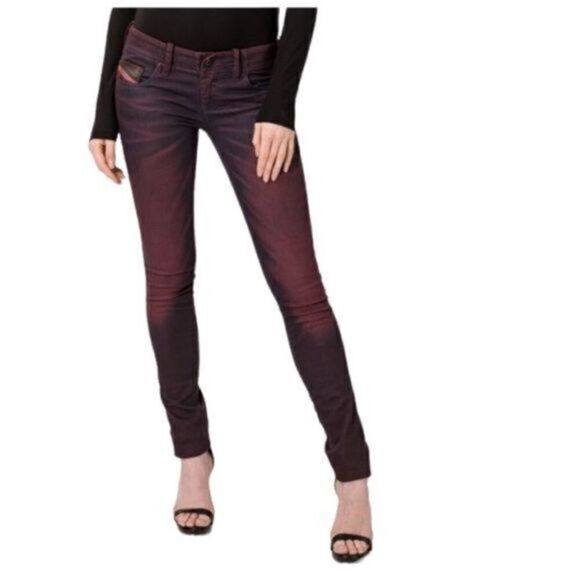 Diesel Denim - Diesel Grupee Super Slim Skinny Bronze Jeans 26x32